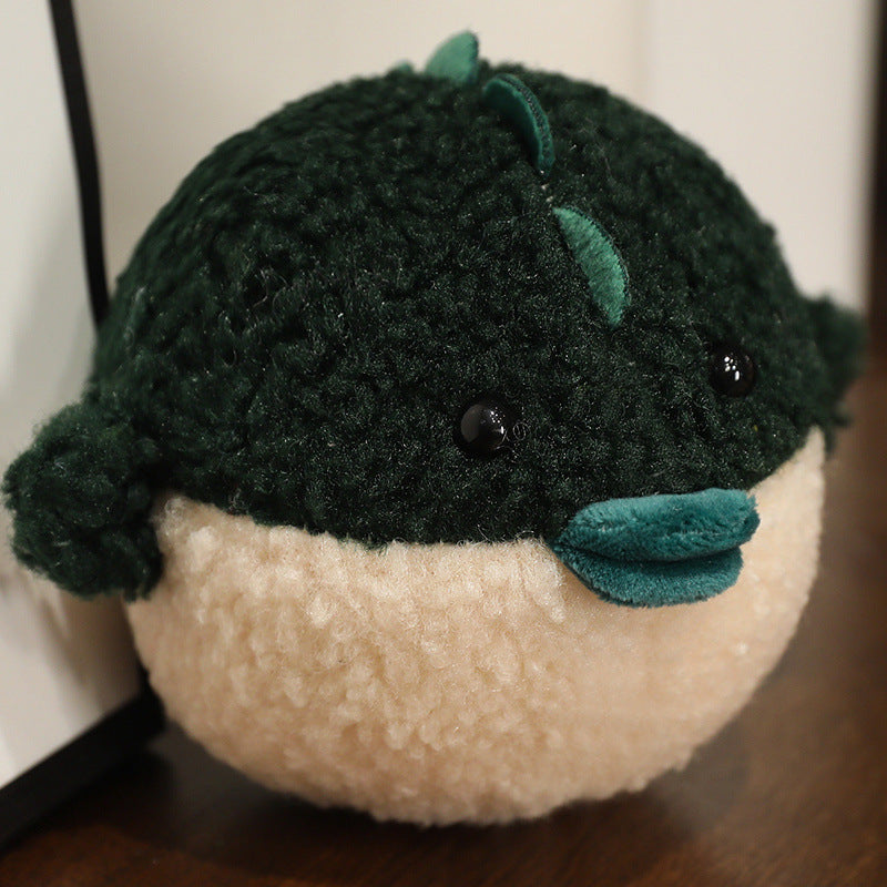 Mini Round Animal Plush Toys and Bag Charms, 10–15 cm Otter, Frog, Penguin, Pufferfish and More for Playful Gifts
