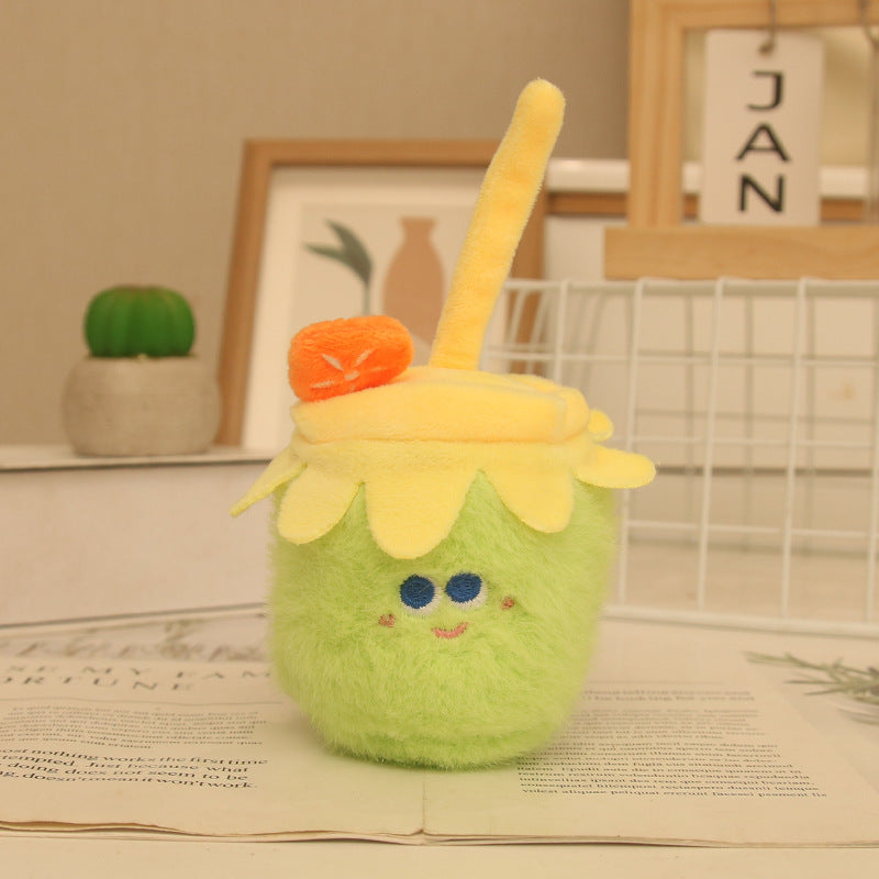 Mini Food Plush Bag Charm, 10 cm Cute Dessert and Snack Keychain for Backpacks, Handbags and Playful Gifts