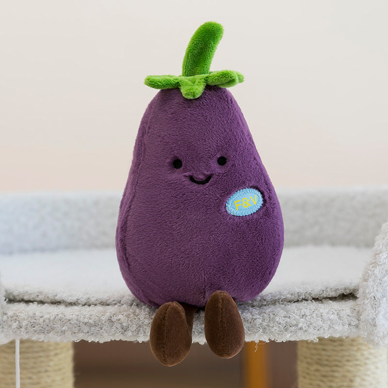 Cute Fruit and Vegetable Plush Toys, 18 Mini Stuffed Food Friends from Strawberry and Pineapple to Corn and Pumpkin for Playful Gifts