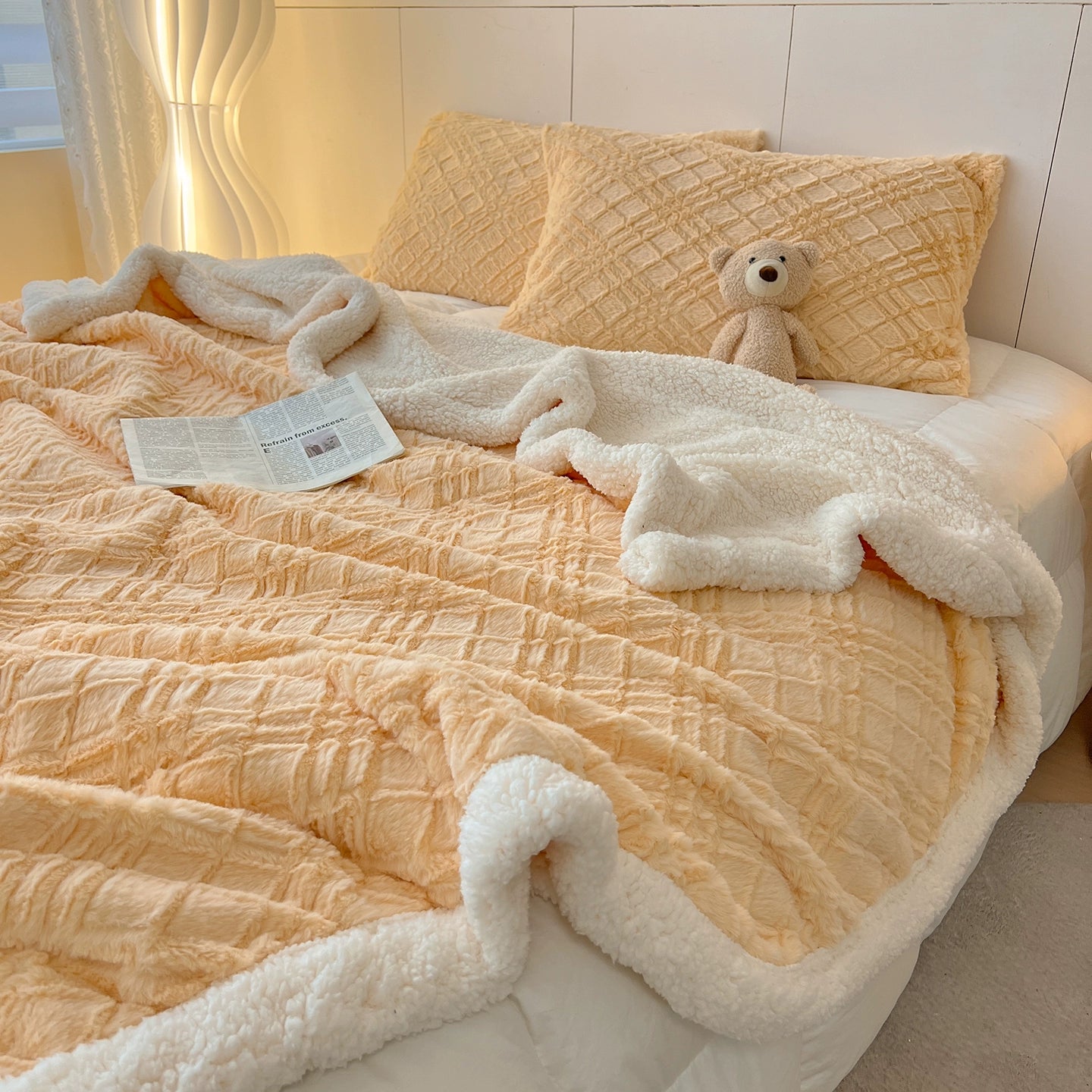 Cozy Double-Sided Fleece Blanket