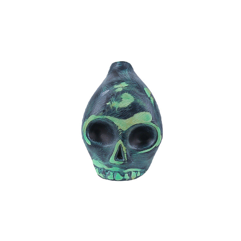 Aztec Death Whistle (Multiple Styles) – Handmade Clay Skull Ghost Whistle with Loud Penetrating Sound