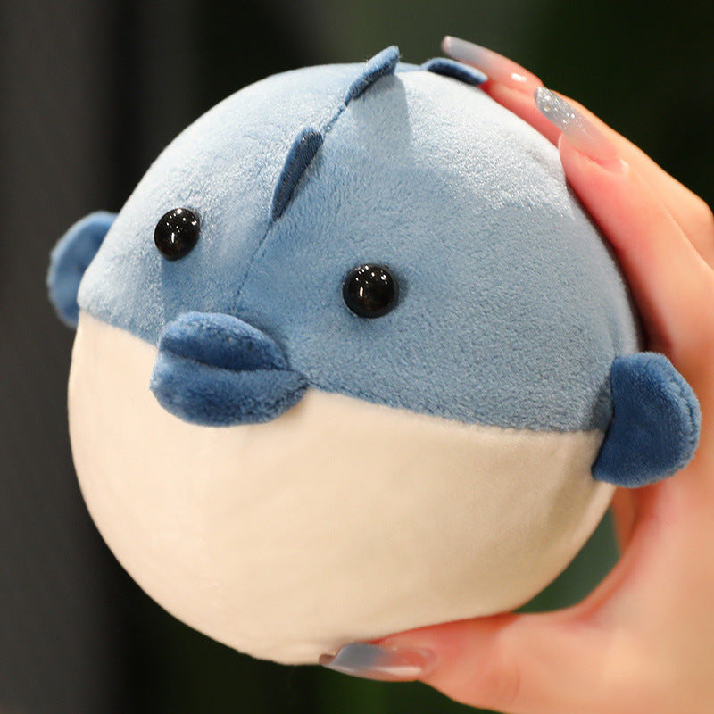 Mini Round Animal Plush Toys and Bag Charms, 10–15 cm Otter, Frog, Penguin, Pufferfish and More for Playful Gifts