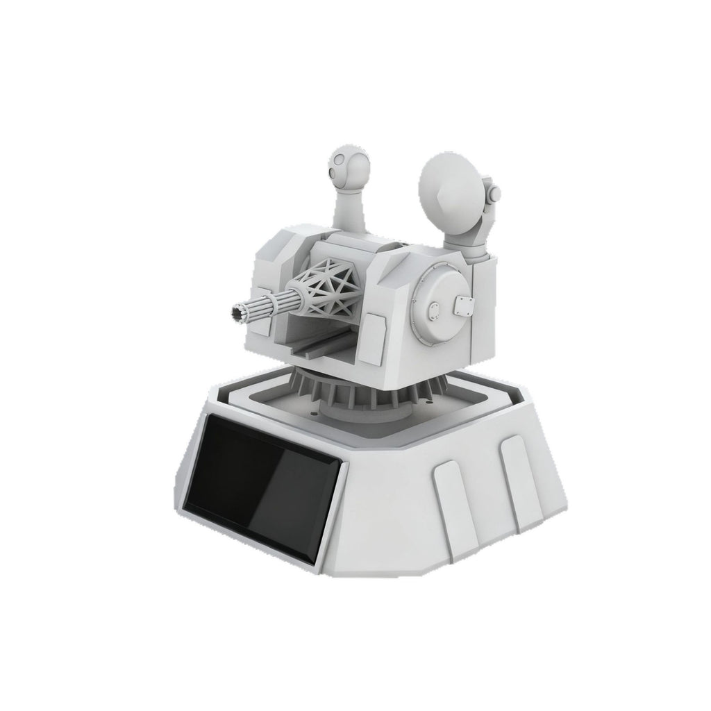 Mini Turret-Inspired Car Dashboard Ornament in Gray or Camouflage, Mechanical-Style Accent for Playful Car Interiors