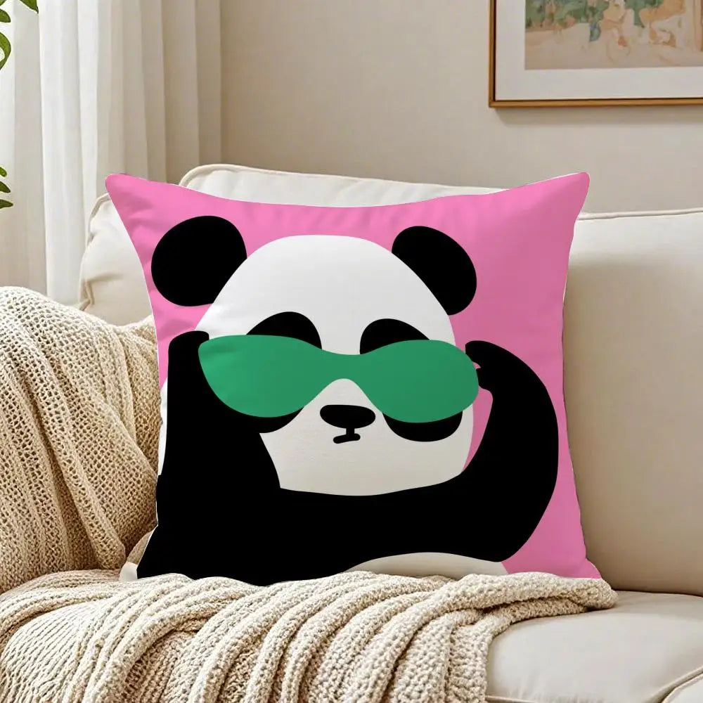 Cartoon Animals Cushion Cover Pillowcase Anti-dustmite living Room Sofa Decor Cushion Room