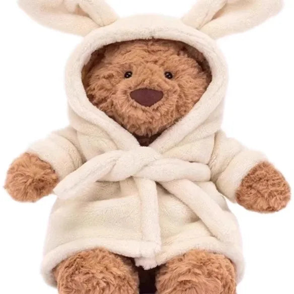 jellycat New Bartholomew Bear Series Plush Toys Eggplant Bear Love Bear Cute Plush Toy Baby Comfort Doll Child Birthday Gift