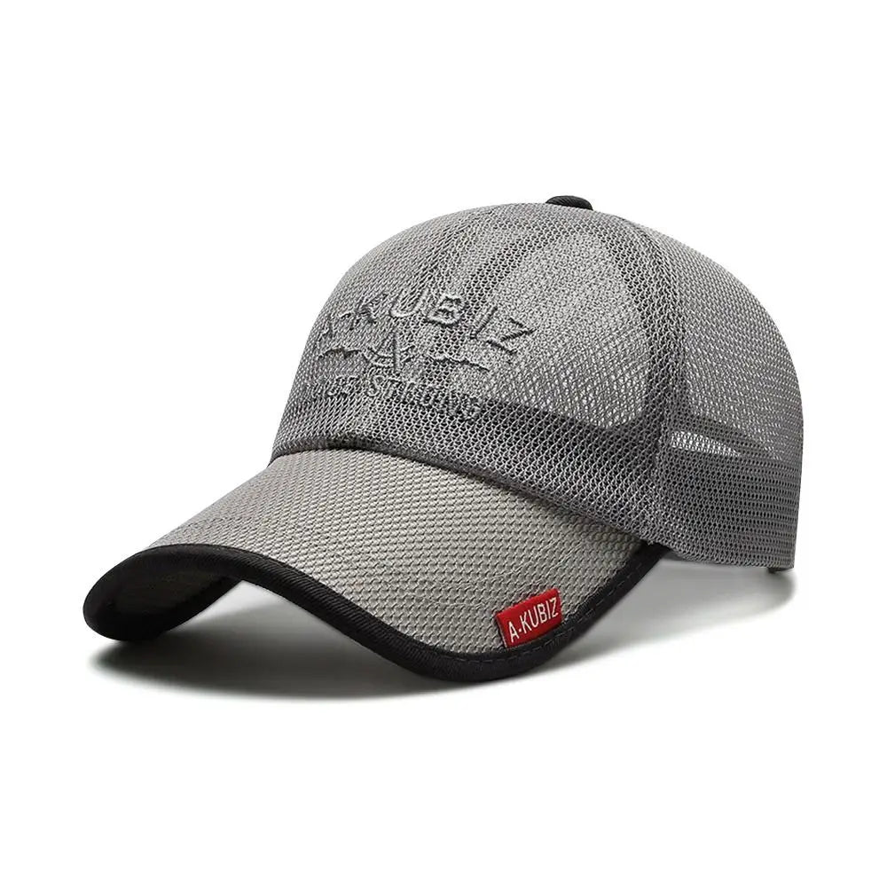 Ultra-Breathable Full Mesh Sun Protection Baseball Cap for Men and Women