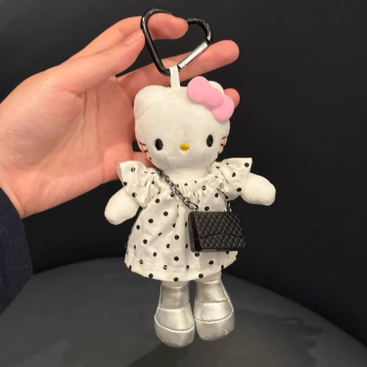 Sanrio Hobby Long Legs Hello Kitty Cartoon Translated Mixed Style Series Plush Doll Pendant Bags and Dresses Birthday Gift