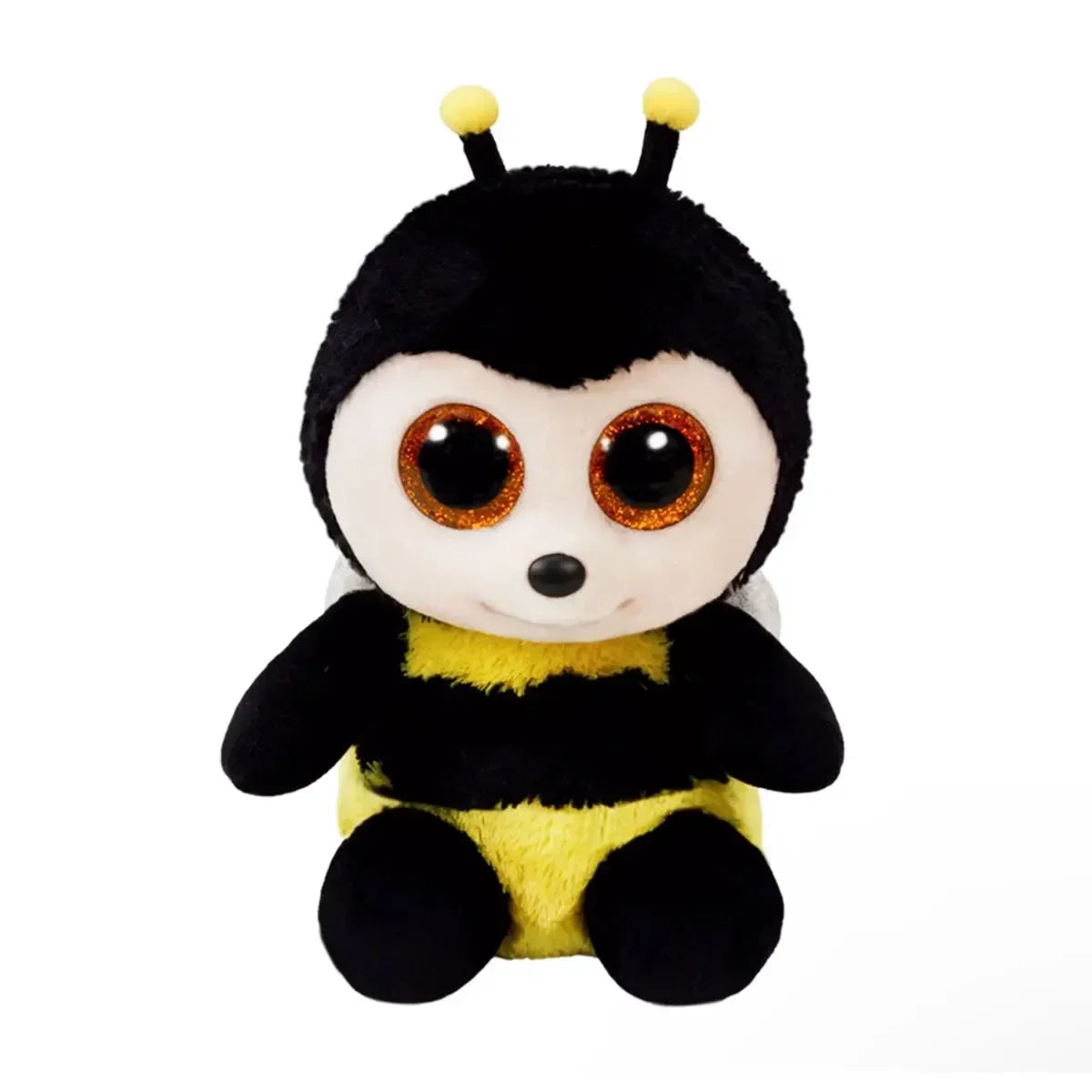 15cm Ty Big Eye Beanie Animals Plush Slick Fox Ferdinand Locky Axolotl  Dexter Icy Seal Heather Cat Children Toy Holiday Gift