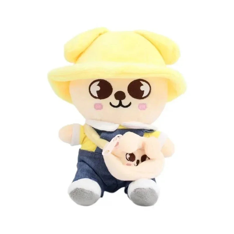 Farm Animal Plush Keychain Set - Sunny Farm Friends Backpack Buddies, Cute Stuffed Animal Keyrings with Healing Charm for Bags & Keys, Gift for Kids & Adults”