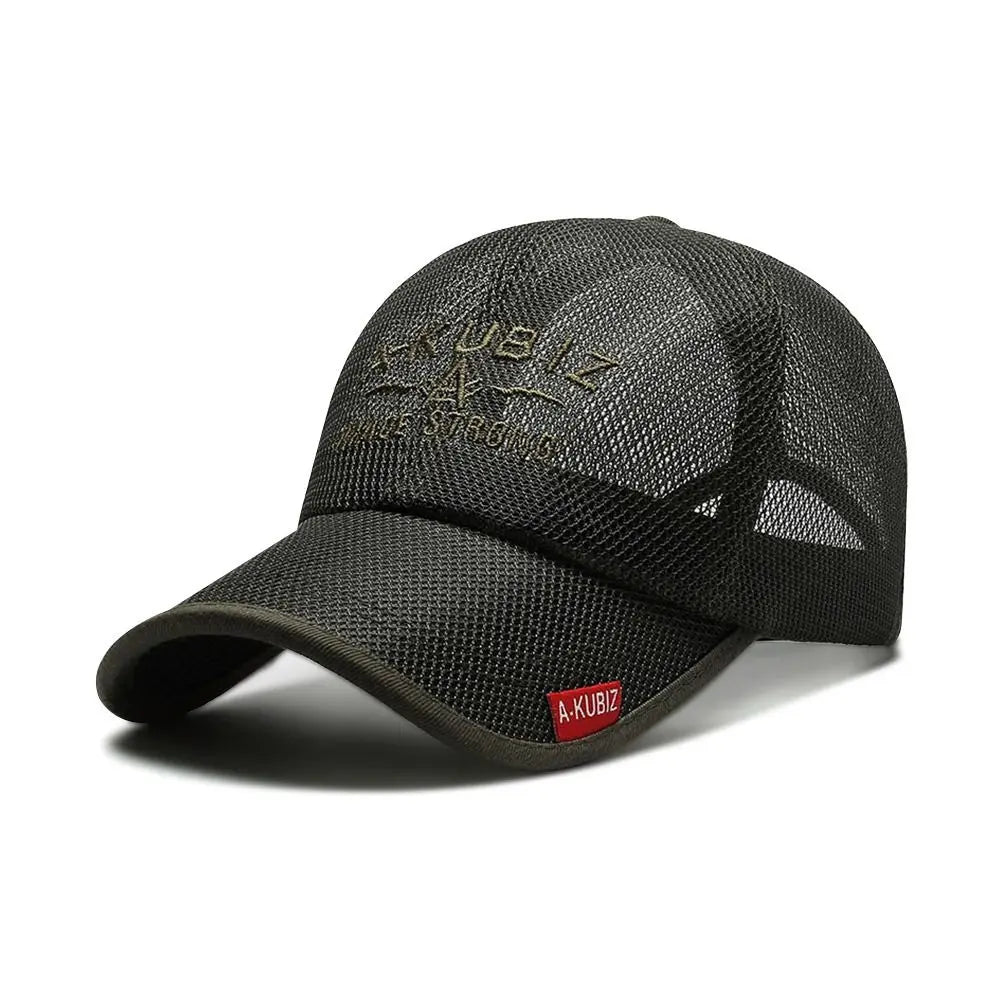 Ultra-Breathable Full Mesh Sun Protection Baseball Cap for Men and Women