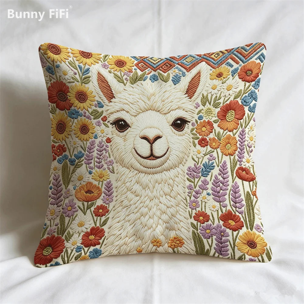 Woodland Tales Stitch-Effect Pillow Covers