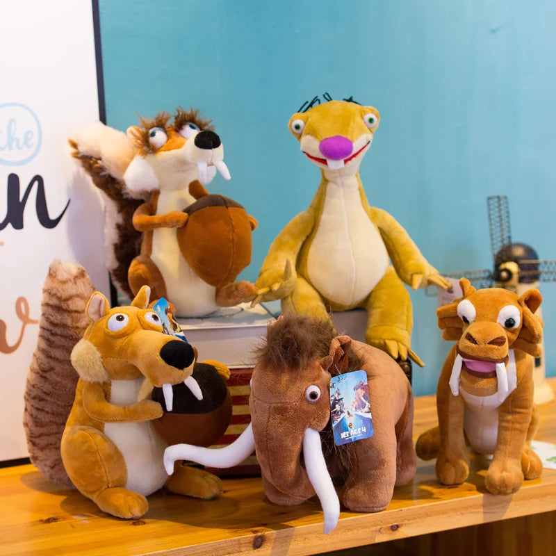 27cm Cute Soft Ice Age 3 Squirrel Pillow Stuffed Plush Toys Office Nap Pillow Home Comfort Cushion Decor Gift Doll Child
