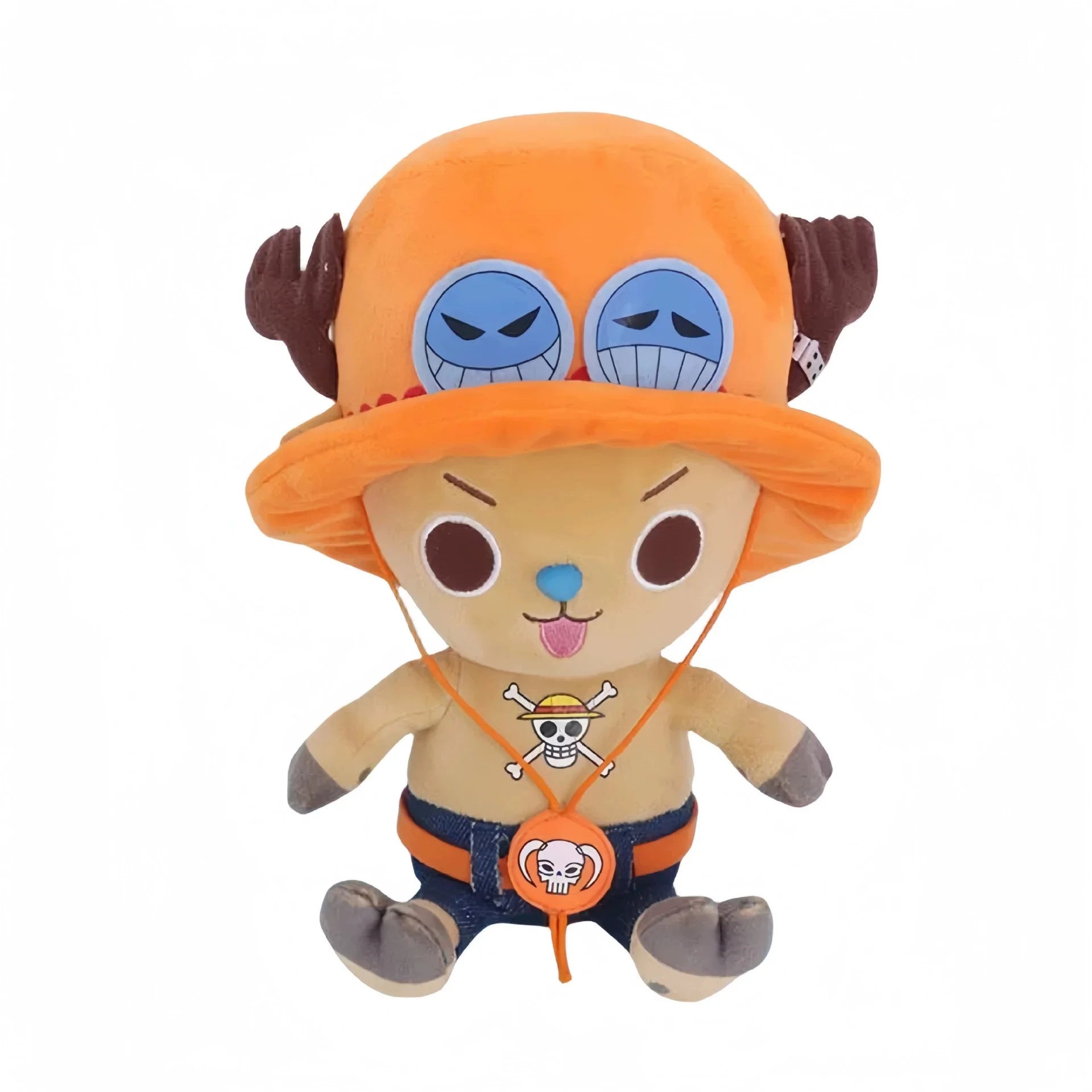 14-30cm/5.5-11.8in Genuine ONE PIECE Stuffed Plush Toy Kawaii Plush Keychain Toy Tony Chopper Soft Stuffed Plush Doll Keychain