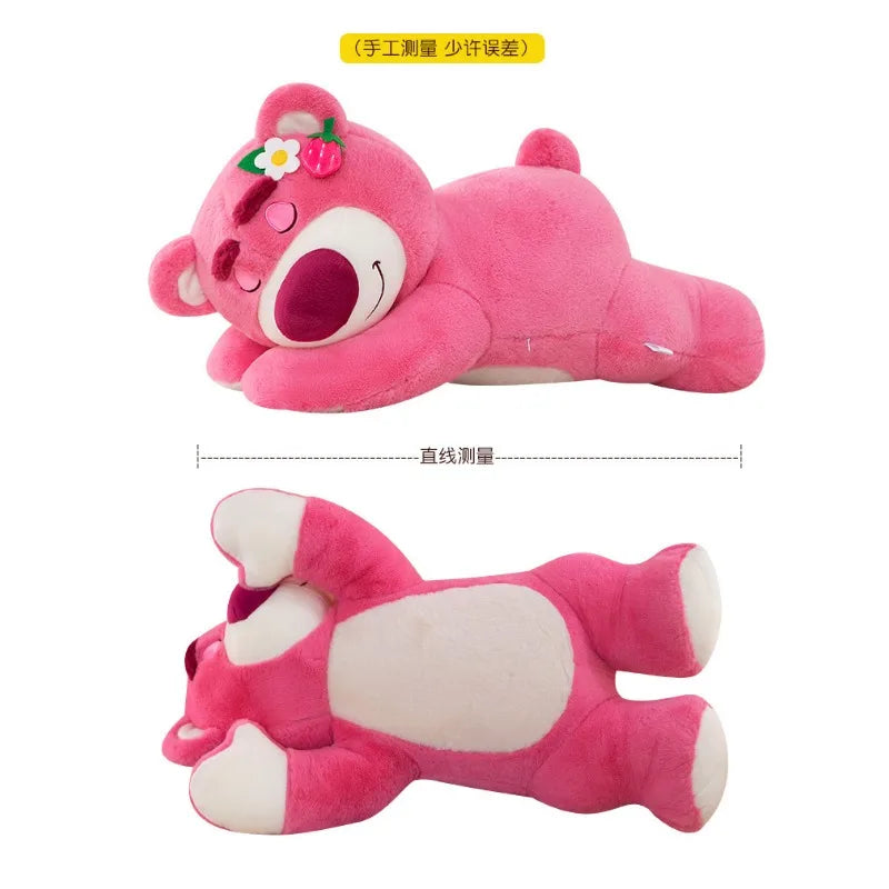 Disney Cute Party Strawberry Bear Plush Toy Cartoon Anime Stuffed Plush Doll Valentine's Day Gift for Girlfriend's Birthday