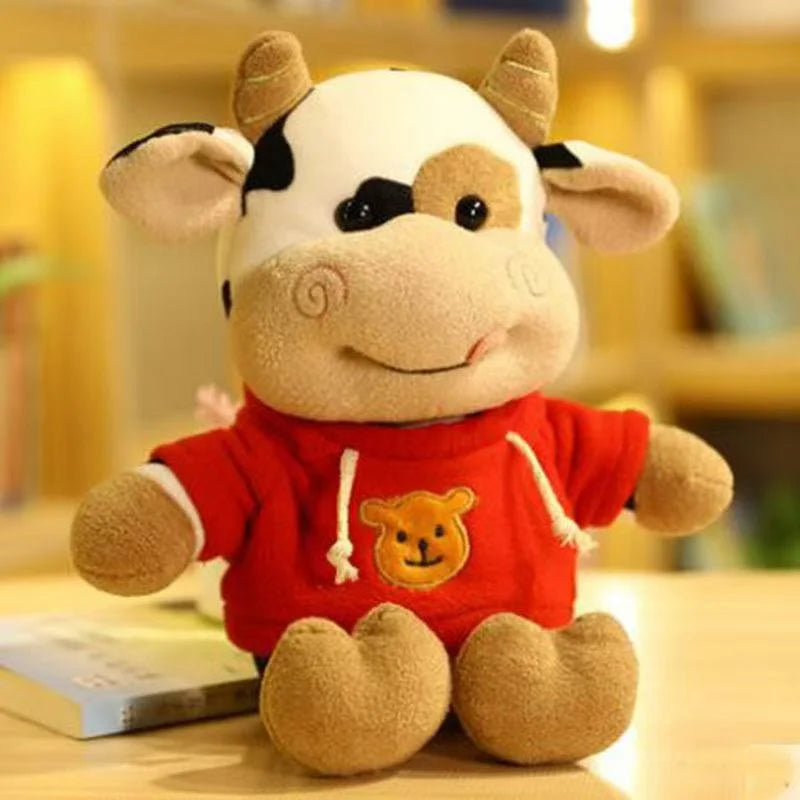 Cute Cow Plush Toy Rag Doll for Girlfriend Children's Toys Gifts Plush Toys Pillow Plushie Stuffed Animal Patung Dolls