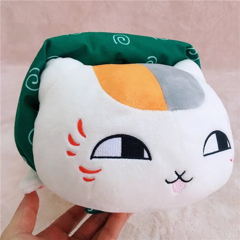 Original Throw pillow Natsume Yuujinchou Nyanko Sensei Cat Plush Doll Toy 40cm A Lovely Birthday Gift For Children