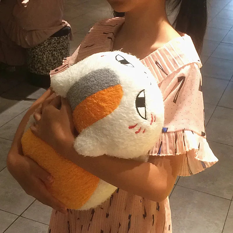 Original Throw pillow Natsume Yuujinchou Nyanko Sensei Cat Plush Doll Toy 40cm A Lovely Birthday Gift For Children
