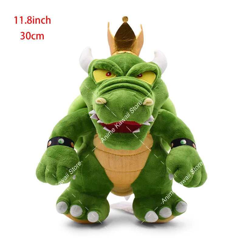 Bowser Bros Plush Toys King Koopa Bowser King JR Anime Cartoon Soft Stuffed Plush Toy Dolls For Children Birthday Christmas Gift
