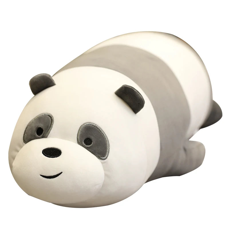 Original The Bare Bears Plush Toys Grizzly Panda Ice Bear Stuffed Doll Kawaii We Bare Bears Plush Peluche Bedside Cushion Gift