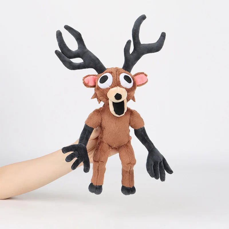 Hot 38cm 99 Nights Cartoon In The Forest Deer Plush Toys Cotton Stuffed Doll Anime Animal for Kids Birthday Gift Halloween Gifts