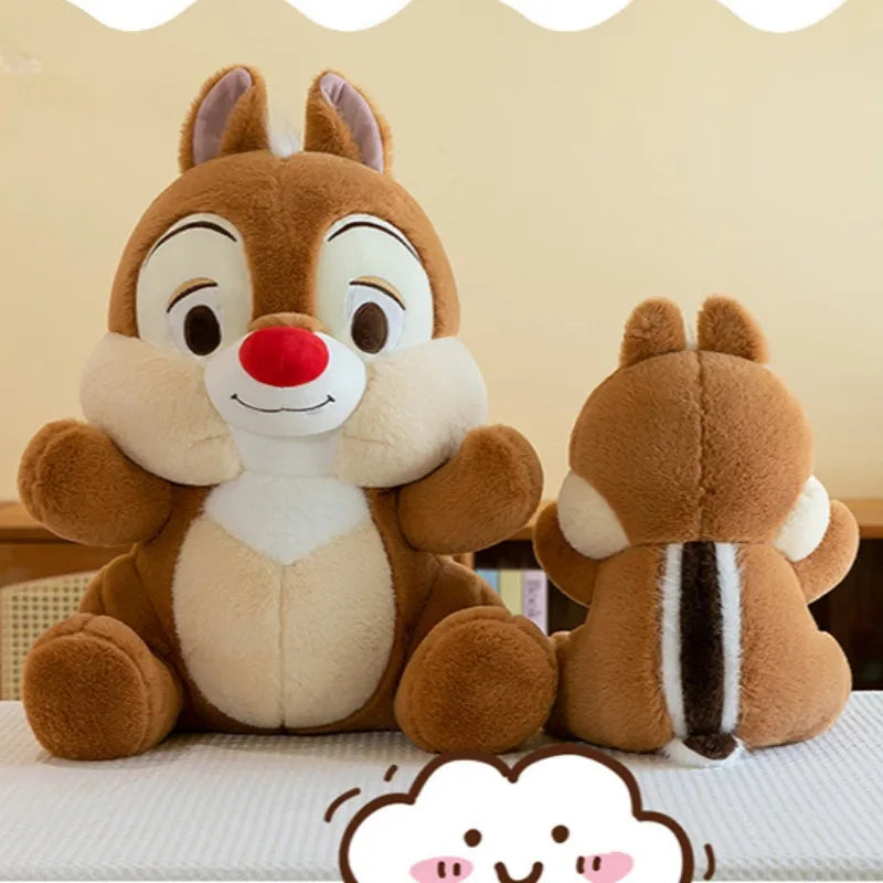 Disney Kawaii Chip 'n' Dale Squirrel Anime Plush Toys 25cm Decorations Stuffed Plush Dolls Lovely Birthday Gift for Friends