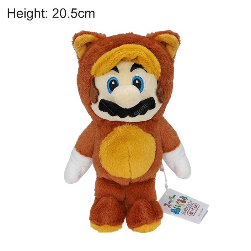 60 Styles Mario Plush Toys Yellow Fire Flower Star Shy Guy Boo Koopa Troopa Waluigi Goomba Toad Nabbit Diddy Kong Stuffed Plush