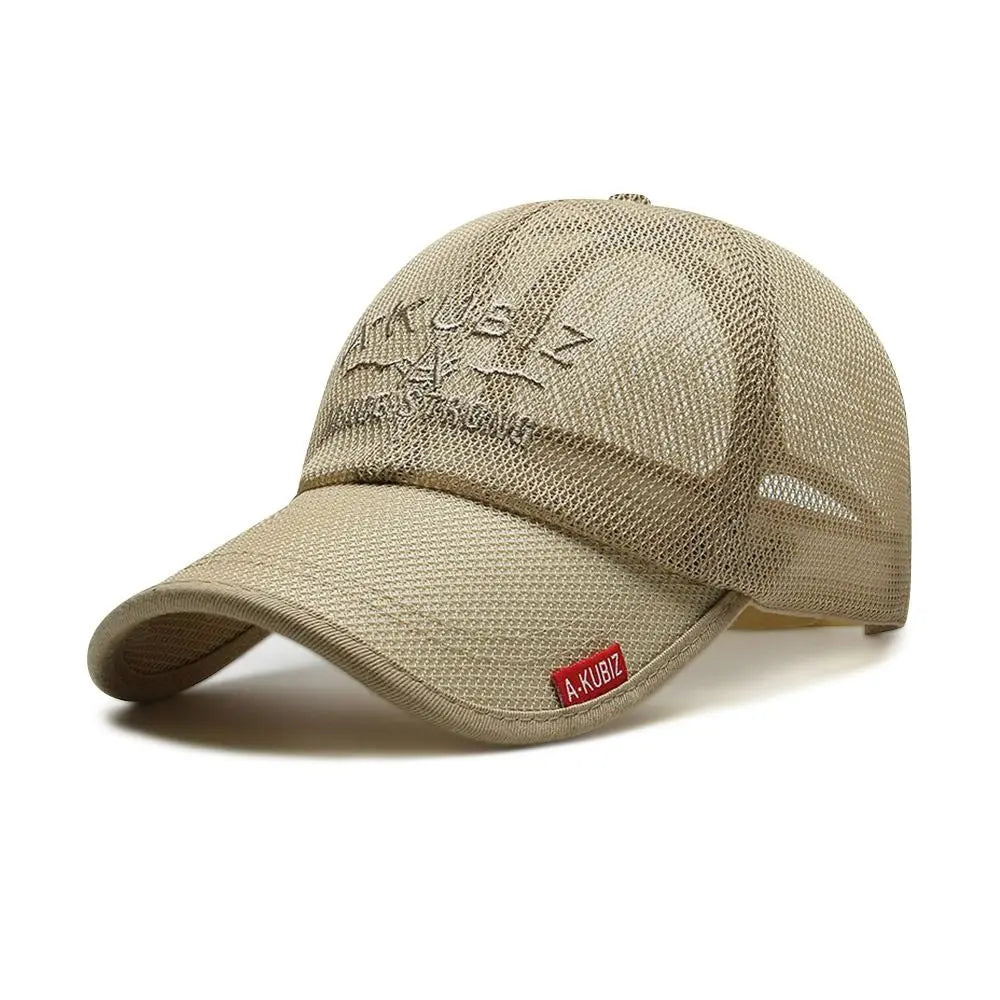 Ultra-Breathable Full Mesh Sun Protection Baseball Cap for Men and Women
