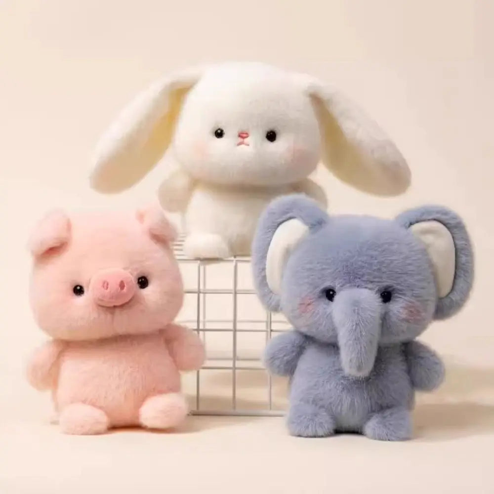 Cute 16cm Plush Companion Doll Plush Elephant Stuffed Animal Pillow Super Soft Bear Animal Plush Toy Sleeping Gift