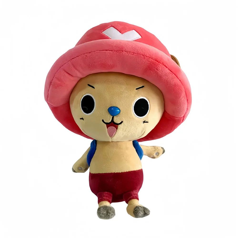 14-30cm/5.5-11.8in Genuine ONE PIECE Stuffed Plush Toy Kawaii Plush Keychain Toy Tony Chopper Soft Stuffed Plush Doll Keychain