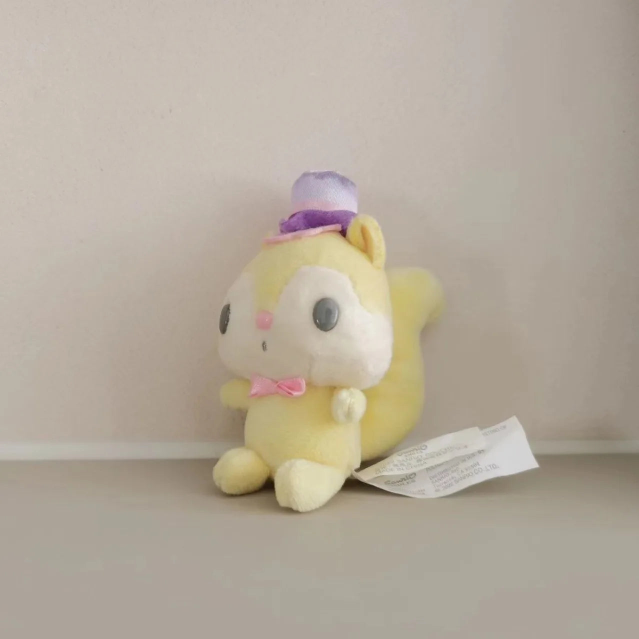 “My Melody Friends Flat Risu Plush Toys - 9cm Cute Mouse &amp; Squirrel Stuffed Animals, Soft Kawaii Plush Keychains for Bags, Gifts for Kids &amp; Fans”