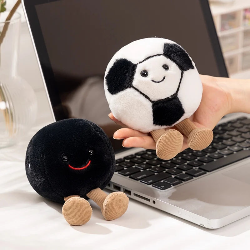 Adorable Basketball Football Tennis Baseball Billiards Plush Toys Soft Stuffed Balls Pillow Christmas Birthday Presents for Boys