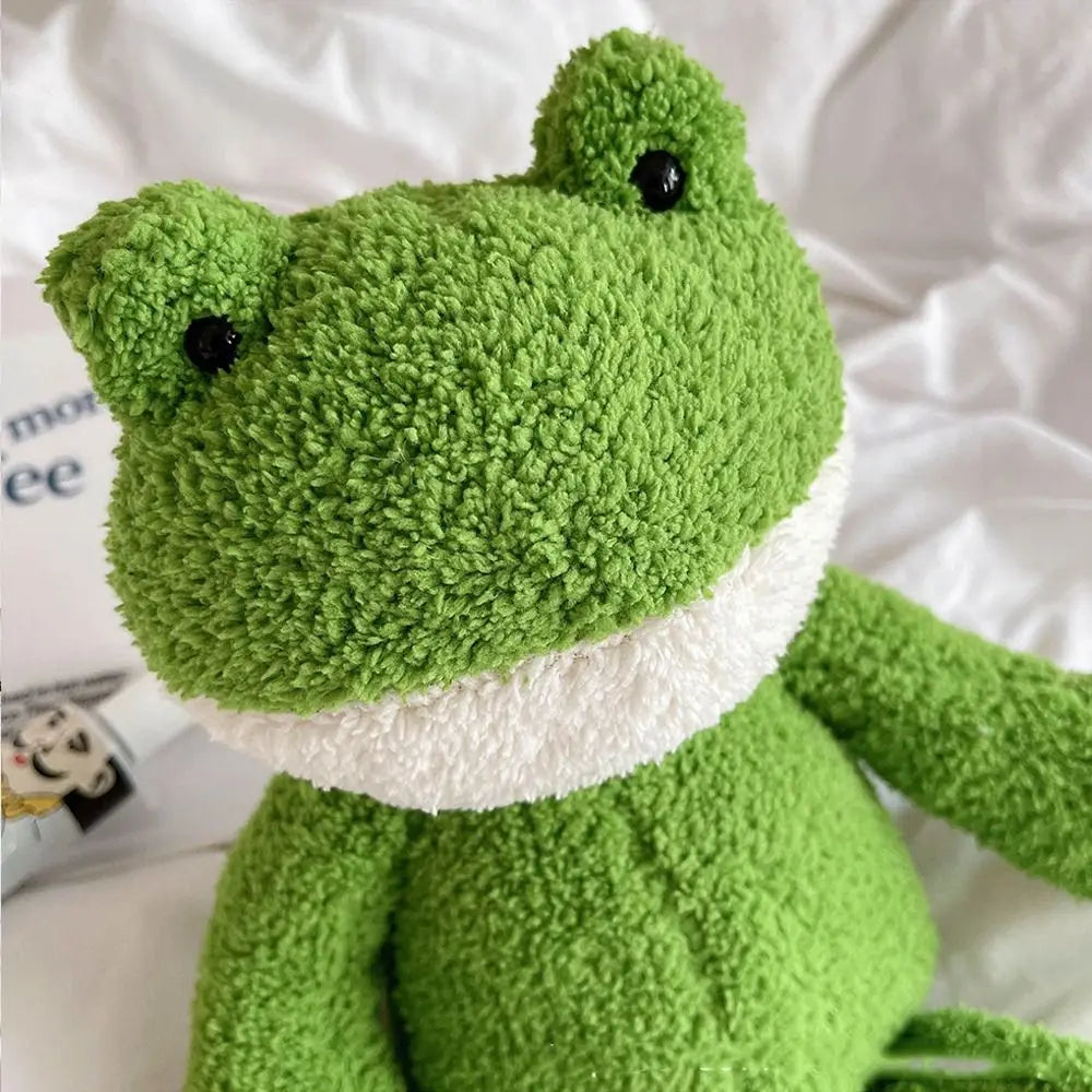 Adorable 35cm Plush Toy Elephant Panda Stuffed Animal Plushies Sleeping Chick Long-legged Frog Doll Girl