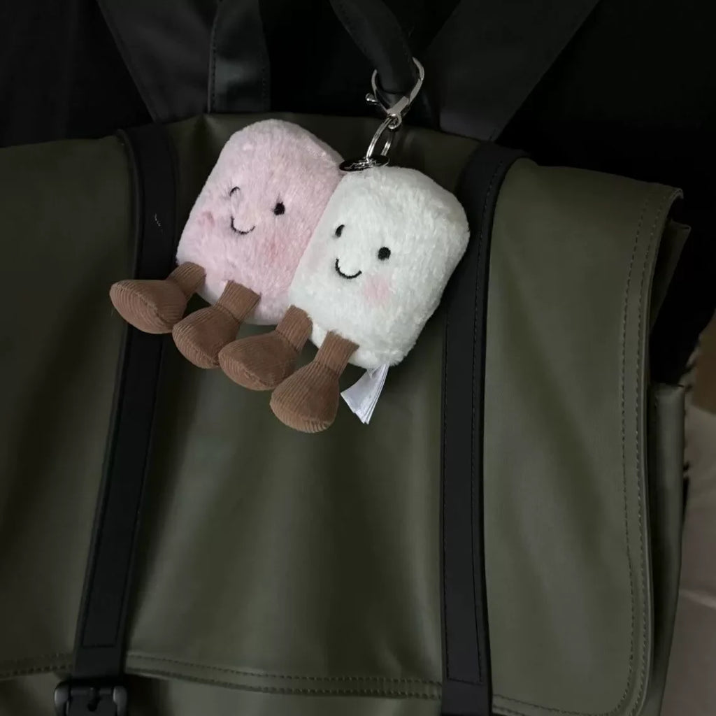 Hot Selling Spot Fun Jelly Cat Pair Cotton Candy Bag Pendant Plush Toy Pendant Keychain Soothing Mother And Baby Toy Doll Gift