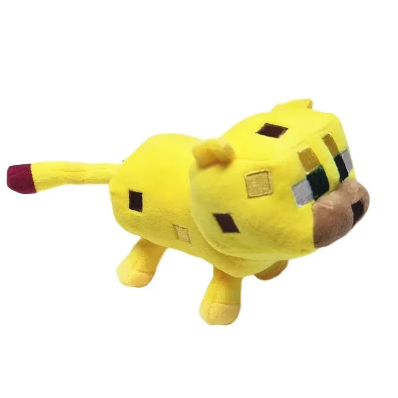 2025 new Game MC Baby Pig Plush Stuffed Toys Wolf Ocelot Baby Pig Enderman Plush Soft Animals Toy Doll for Kids Children Gifts