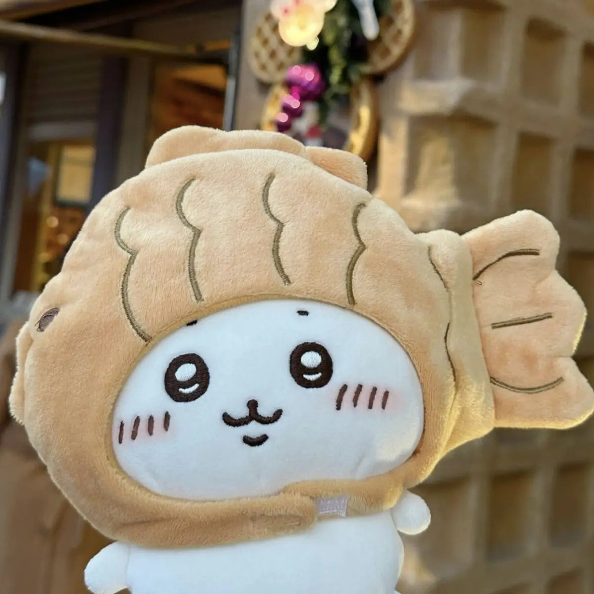 “16.5cm Taiyaki Plush Toy - Cute Fish-Shaped Pastry Stuffed Animal, Soft Cuddly Companion for Kids & Adults, Kawaii Room Decor & Gift”