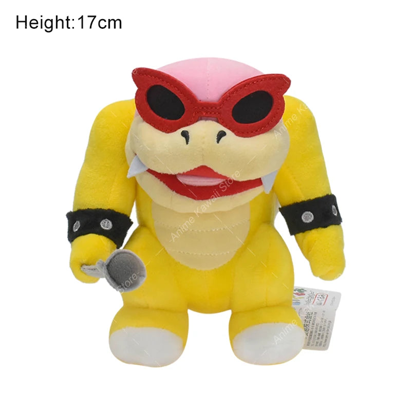 Bowser Bros Plush Toys King Koopa Bowser King JR Anime Cartoon Soft Stuffed Plush Toy Dolls For Children Birthday Christmas Gift