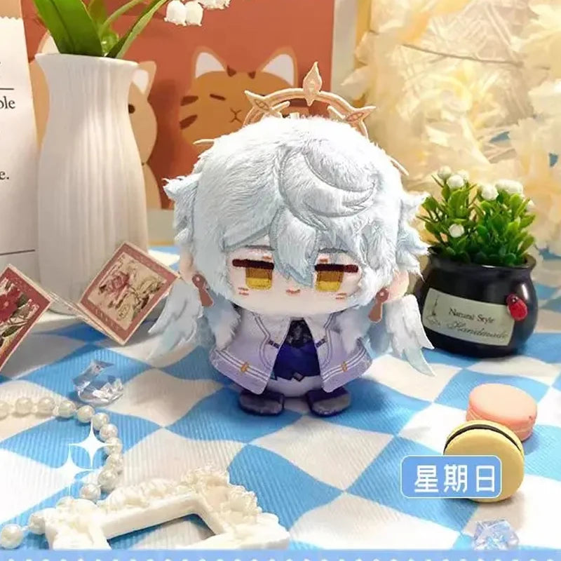 New 10cm Game Honkai: Star Rail Plush Aventurine Dr. Ratio Cute Plush Cartoon Blade Dolls Bag Pendant Keychain Gift