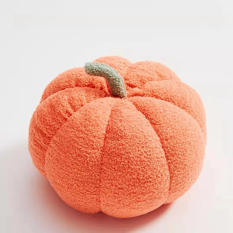 18-35cm Kawaii Simulation Nordic Halloween Pumpkin Plush Toys Lovely Soft Plant Stuffed Doll Holidays Props Decor Throw Pillow