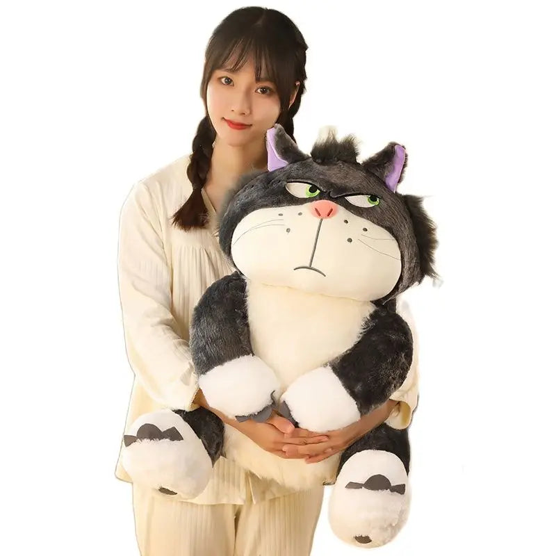 “Grouchy Face Cat Plush Doll - 15cm/25cm/35cm/45cm/65cm Soft Stuffed Animal Toy, Cute Grumpy Cat Companion with Healing Charm for Kids & Adults”