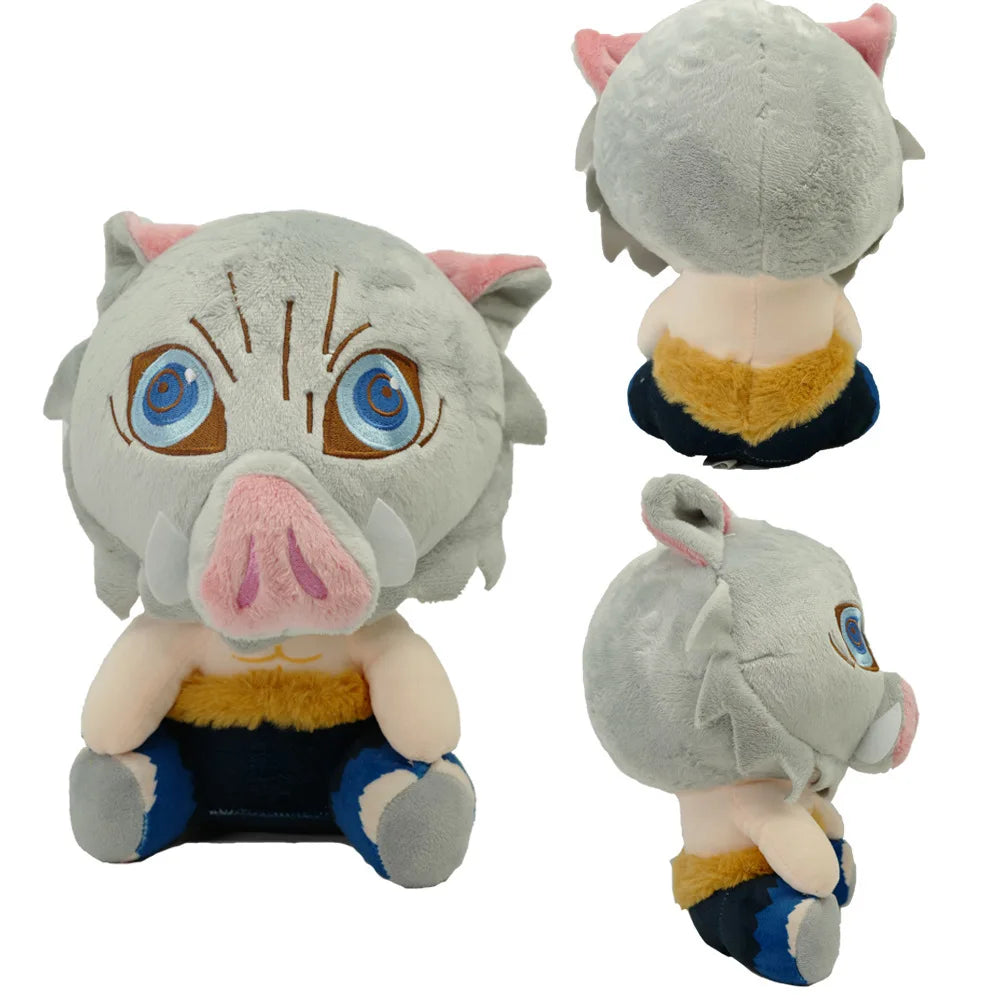 20cm Japan Anime Demon Slayer Tomioka Giyu Kamado Tanjirou Kamado Nezuko Agatsuma Zenitsu Plush Toys Doll Peluche Women Gift