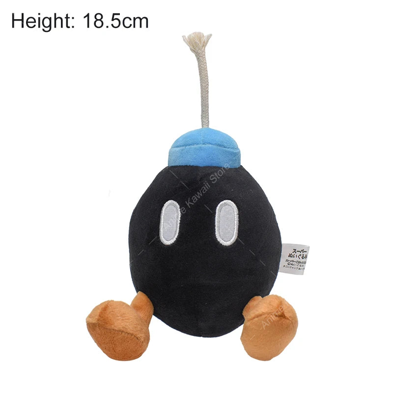 60 Styles Mario Plush Toys Yellow Fire Flower Star Shy Guy Boo Koopa Troopa Waluigi Goomba Toad Nabbit Diddy Kong Stuffed Plush