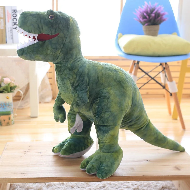 Hot 50cm-80cm Cute Simulation Dinosaur Plush Toys Stuffed Animals Plush Dinosaur Pillow Tyrannosaurus Rex Dolls Boys Girls Gifts