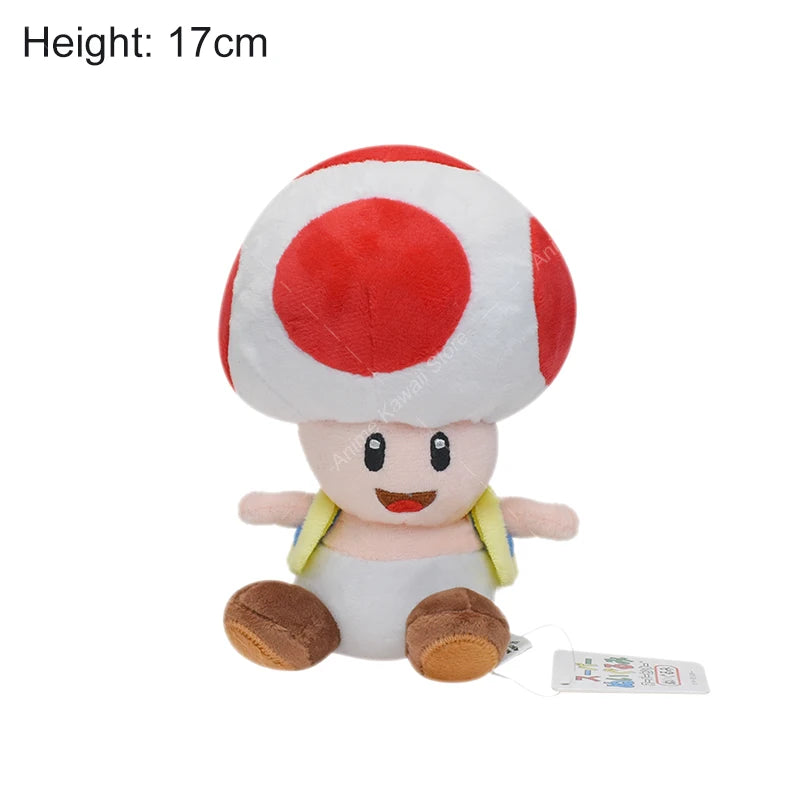 60 Styles Mario Plush Toys Yellow Fire Flower Star Shy Guy Boo Koopa Troopa Waluigi Goomba Toad Nabbit Diddy Kong Stuffed Plush