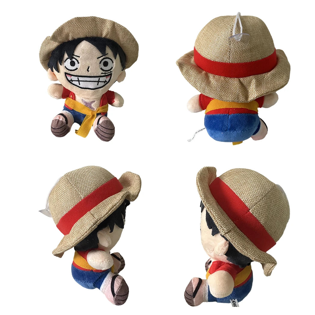 20cm One Piece Plush Toy Japanese Anime Luffy Zoro New Cartoon Character Doll Padding Classic Cute Beautiful Gifts For Kids Toys