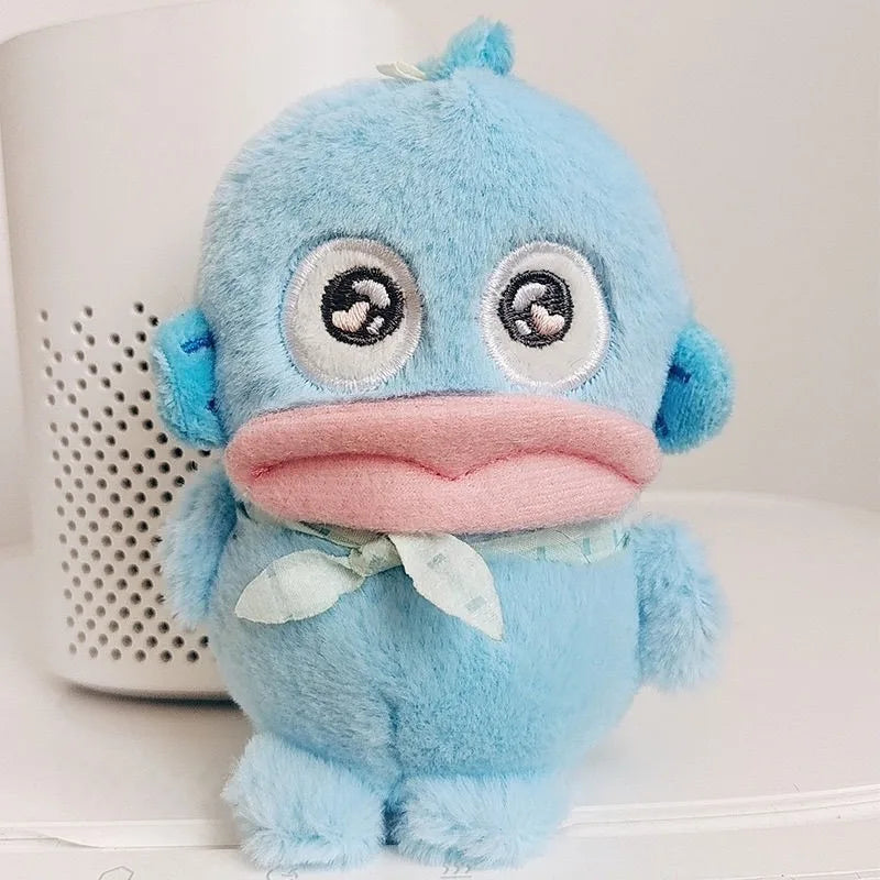 JELLY SIGHT Blue Flannel Plush Keychains - Japanese Movie & TV Themed, CE - Certified, Unisex for 14+y & 18+