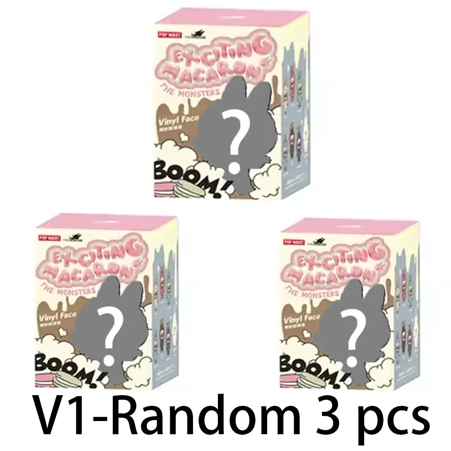 Blind Boxes Sweet Character For Labubu Monster Series Clothes Mystery Kids Charming Toy Fluffy Adorable Huggable Present Lovable