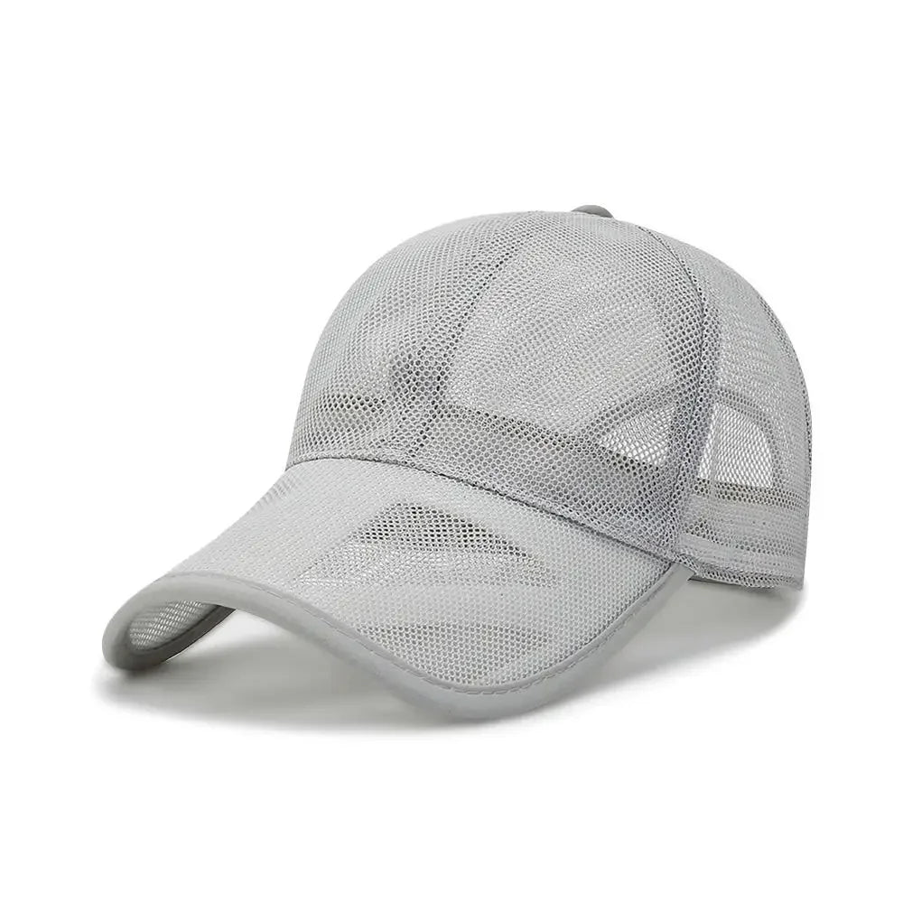 Ultra-Breathable Full Mesh Sun Protection Baseball Cap for Men and Women