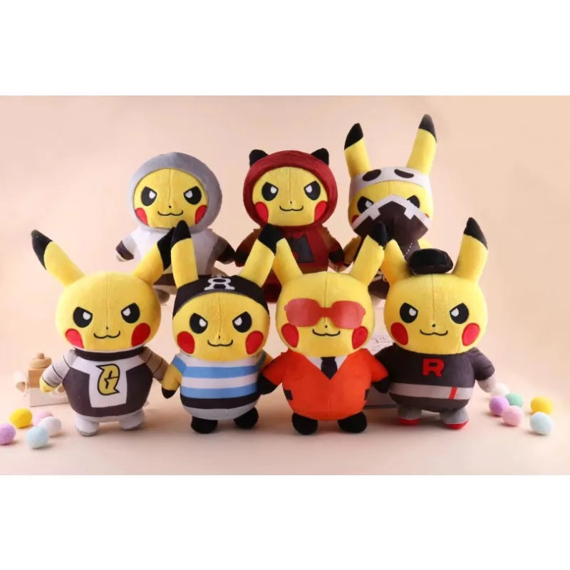 30cmPOKEMON Original Plush Toy Gengar Mimikyu Pikachu Charizard Genuine Kawaii Plush Doll Soft Cute Cartoon Gift Plush Toy