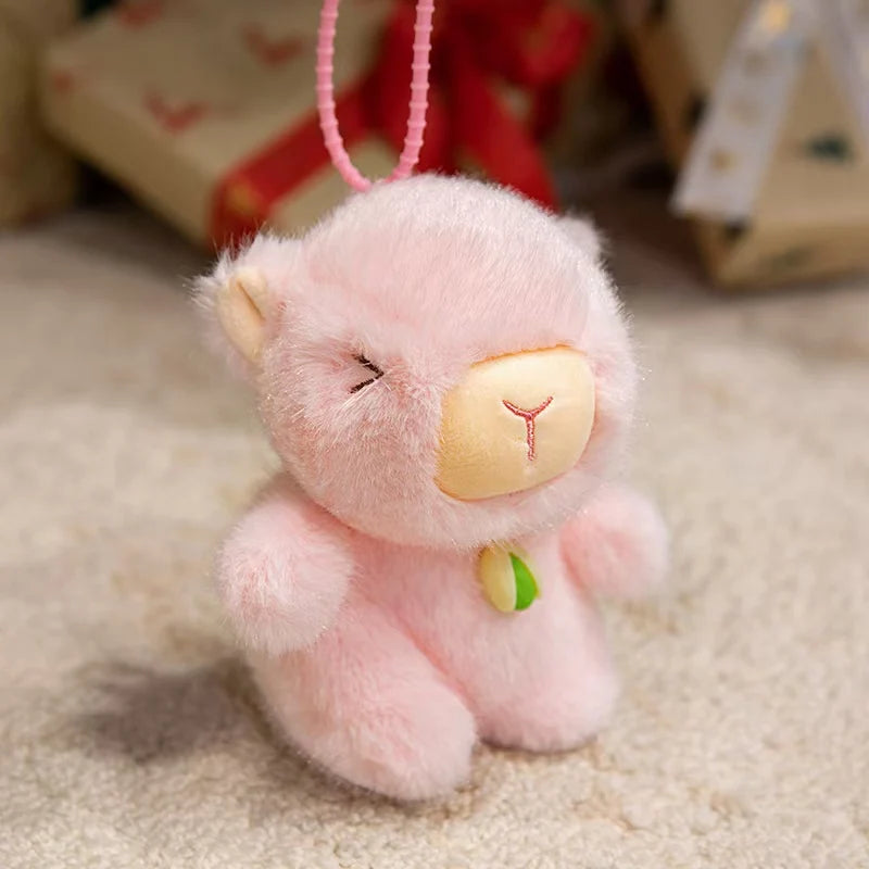 15cm Cute pillow penguin ybara rabbit duck panda fox cat Stitch plush toys keychain for children women girl gift