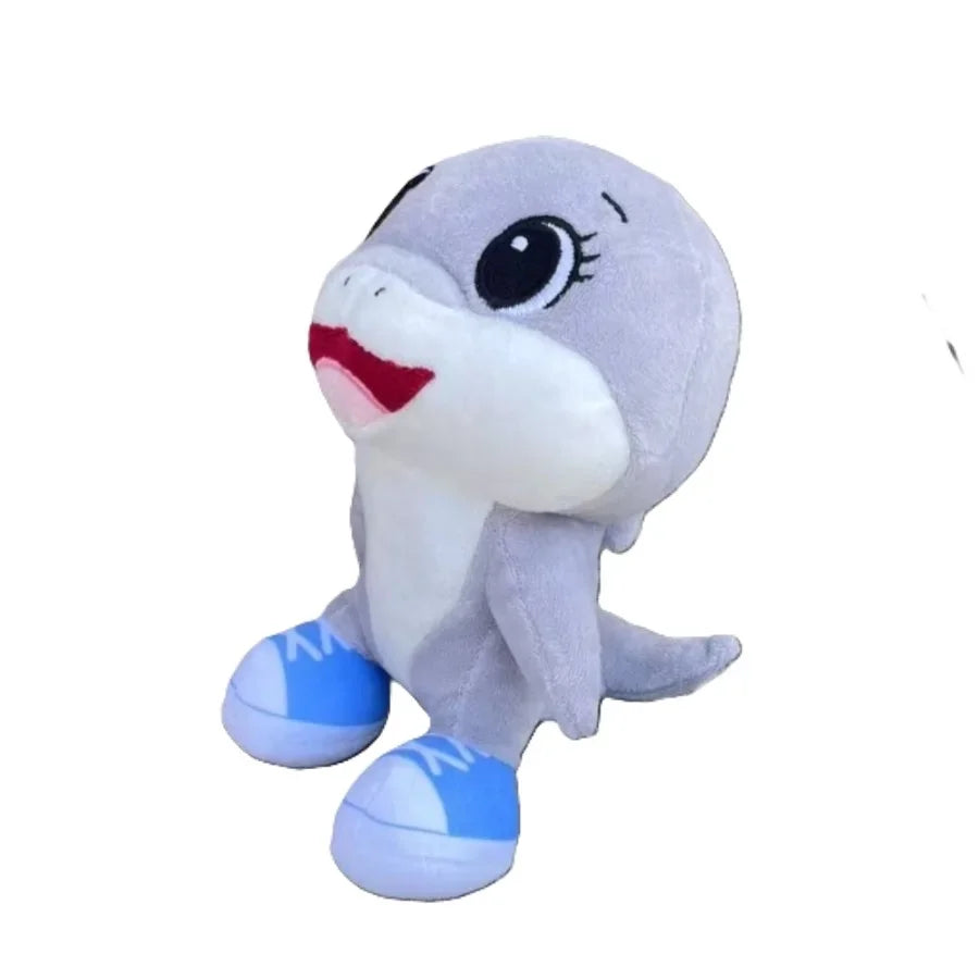 Kawaii Shark Plush Dolls Italian Brainrot Plushie Cute Telalaero Telala Stuffed Plush Toy Shark Soft Anime Dolls Birthday Gift